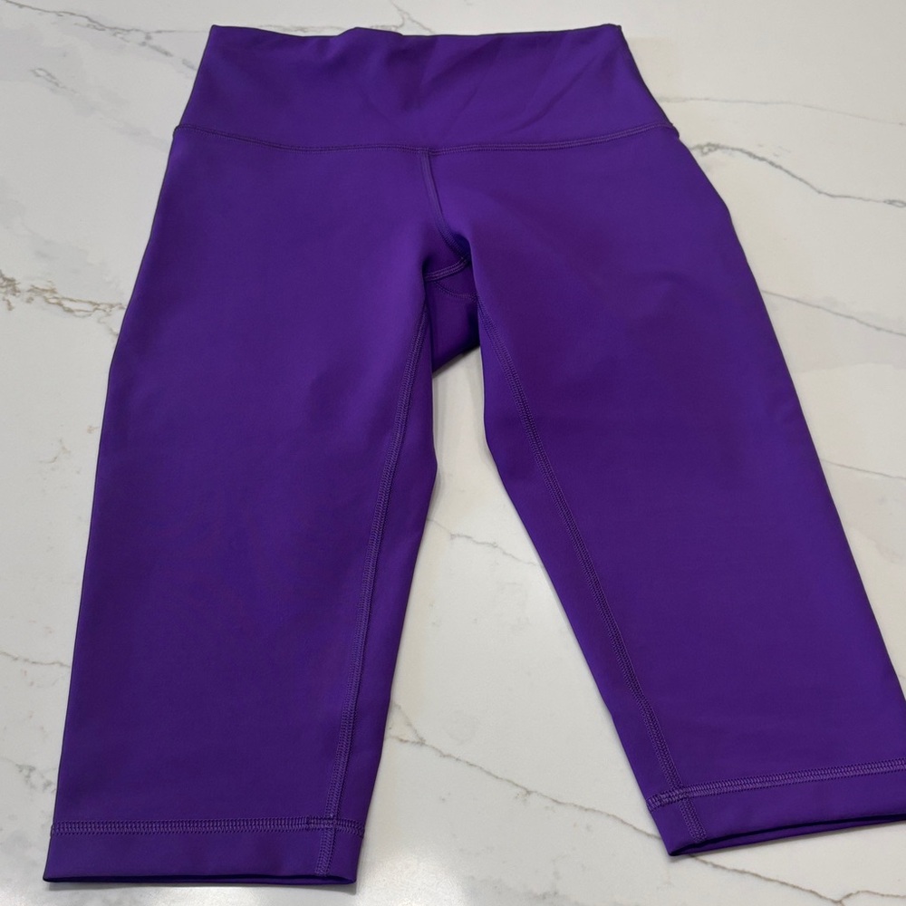 Lululemon Athletica Dark Purple Capris - Picture 6 of 11